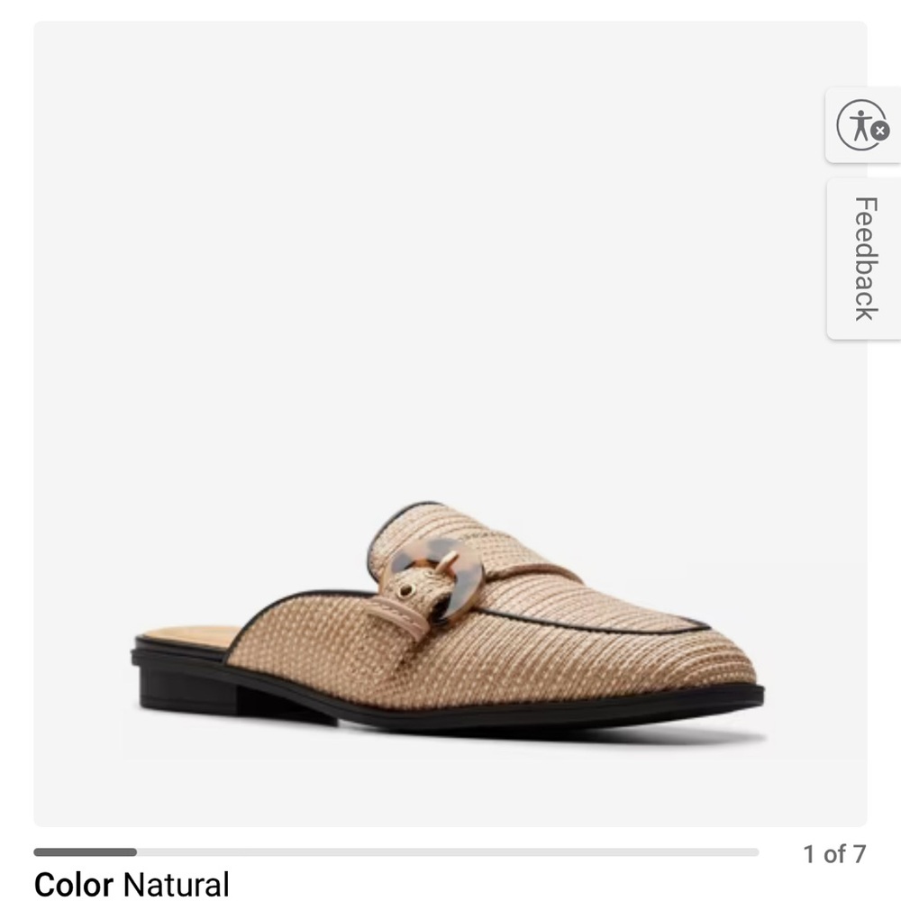 Stylish Tan Loafers with Buckle Detail